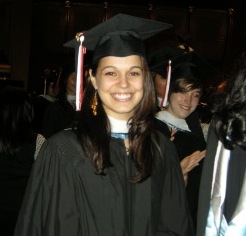 My niece, Tara, at graduation.